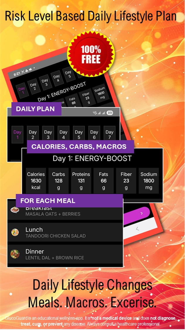 Gluco Guide app screen 4